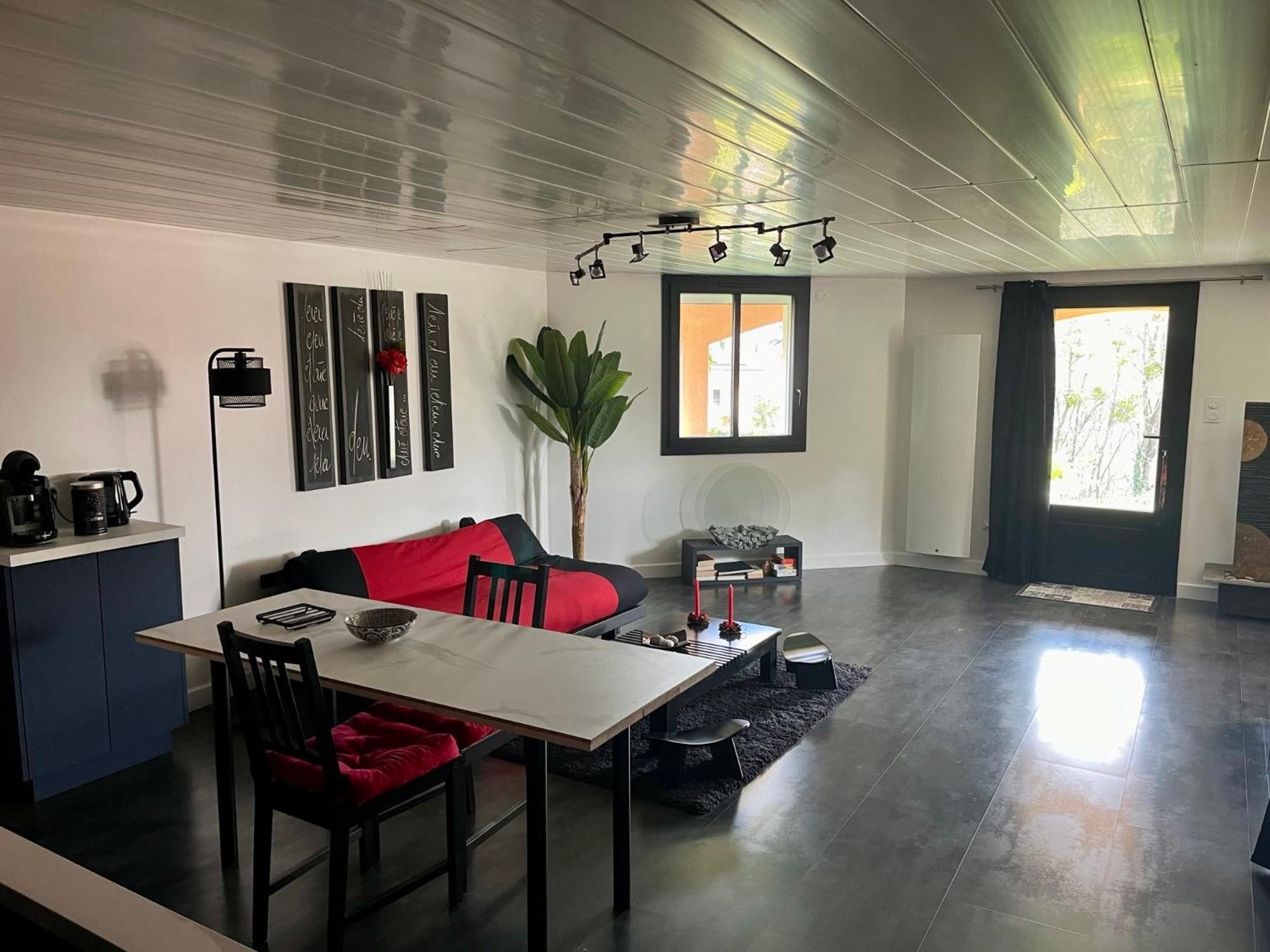 Comme Dans Un Ecrin - T2 De 50 M² Avec Jardin, Terrasse Et Piscine Lägenhet Vernaison Exteriör bild